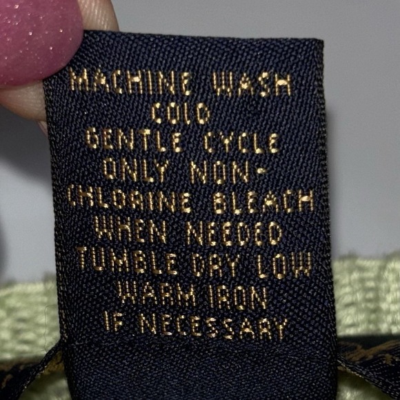 Brooks Brothers Cable Knit Sweater XL Green Italian Mercerized Cotton Crewneck - Picture 3 of 7